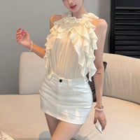 Beige Apricot Top
